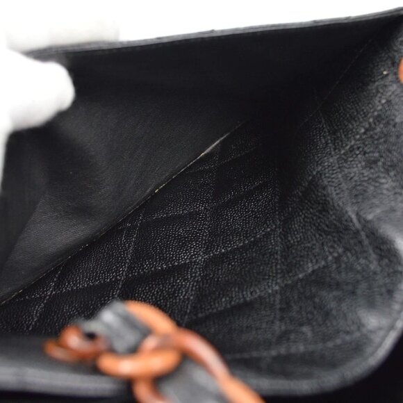 Chanel Black Calfskin Shoulder Tote Bag XX40154 - Picture 6 of 8